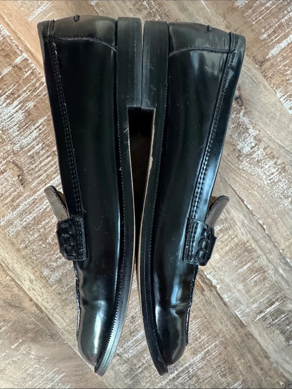 J Crew Black Classic loafers Size 7.5